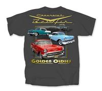 Generale Motori Chevy Bel Air D'Oro Oldies Uomo T-Shirt Cvgob-Gy