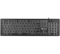 GeneralKeys Gaming tastiera: Tastiera USB illuminata con tastierino numerico, Layout tedesco (QWERTZ) (tastiera Con illuminazione)