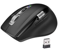 GeneralKeys Mouse Multi-Device wireless con rotella per pollice e selettore DPI, ricaricabile USB-C