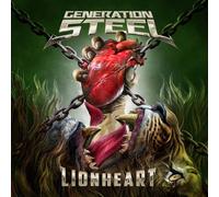 GENERATION STEEL - LIONHEART RED MARBLED VINYL - Vinyl Record - K72z