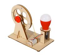 Generator Science Kit - Generatore elettrico fai-da-te a lampadina, modello di generatore manuale portatile, esperimenti interattivi su progetti di elettricità | Coinvolgente strumento educativo STEM