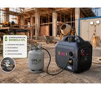 Generatore 4000w inverter Start/stop + telecomando + GPL/Benzina