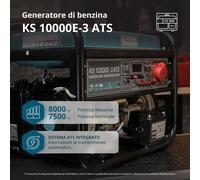 Generatore a benzina "Könner & Söhnen" KS 10000E-3 ATS