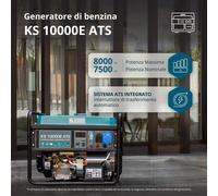 Generatore a benzina "Könner & Söhnen" KS 10000E ATS