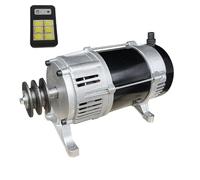 Generatore a Cinghia da 10 KW con puleggia e voltmetro, Uscita a Onda sinusoidale Pura, statore Interamente in Rame, Tensione Stabile e Basso Rumore per Uso Domestico e Industriale(8kw)