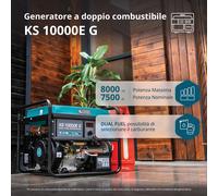 Generatore a gas/LPG "Könner & Söhnen" KS 10000E G