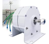 Generatore a magnete permanente, 600 W, alternatore AC senza ingranaggi trifase per turbine ad acqua e eoliche, compatibile con 12 V, 24 V, 48 V, 120 V, 220 V con raddrizzatore