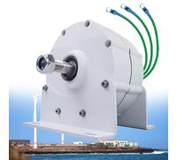 Generatore a Magnete Permanente CC Senza spazzole da 600 W, alternatore CA con Bobina in Rame Puro per turbina eolica Orizzontale a Basso Numero di Giri, generatore di Corrente elettrica Tri