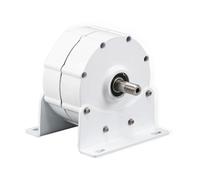 Generatore a magnete permanente PMG da 3000 W, 2,5 kW, 3 kW, 5 kW, 12 V, 24 V, 48 V, for eoliche, alternatore ad acqua, basso numero di giri, for energetico(With Base,SINGLE SHAFT_12V_2500W)