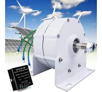 Generatore a magneti permanenti 12V/24V/48V/120V/220V 600R/Min 12000W Alternatore trifase per turbina eolica orizzontale fai-da-te