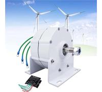 Generatore a magneti permanenti, 6000W/8000W/10000W/12000W alternatore elettrico trifase AC, raddrizzatore industriale per turbina eolica 12V/24V/48V