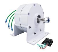 Generatore a magneti permanenti 8000W-12000W, basso numero di giri 12V, 24V, 48V, 120V, 220V, motore senza ingranaggi per turbine eoliche e d'acqua fai da te