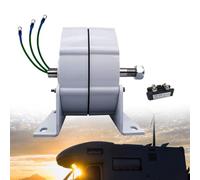 Generatore a magneti permanenti da 18000 W - Generatore Elettrico trifase Senza Ingranaggi, alternatore CA efficiente per Turbine idrauliche ed eoliche, Alimentazione a 24 V, soluzioni per l