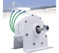 Generatore a magneti permanenti trifase da 12000 W e 600 Giri/min - Alternatore CA Elettrico ad Alta efficienza per sistemi a 48 V, Ideale per Applicazioni di energia rinnovabile