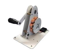 Generatore a manovella, 50 W, dinamotore manuale di emergenza portatile con porta di ricarica USB, alimentatore di emergenza per esterni con comoda maniglia, per operazioni sul campo, indagini, aiuti