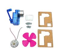 Generatore a manovella per bambini Fisica Strumento sperimentale Emergenze Potenza Generatore Portatile Ventilatore a manovella per l'insegnamento Manuale del motore Fan