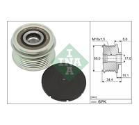 Generatore a ruota libera INA 535 0357 10