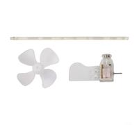 Generatore a turbina compatto con LED rosso, rotazione a 360 gradi, auto-luminoso, per educazione scientifica, esperimenti di fisica e dimostrazioni didattiche sulle energie rinnovabili