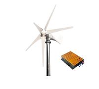 Generatore a turbina eolica 800 W 1000 W 12 V 24 V Set completo mulino a vento MPPT/regolatore di carica piccolo generador elettrico (1000 W 5 pale, controllo ibrido MPPT, 12 V)