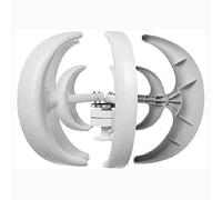 Generatore a turbina eolica ad asse verticale da 1000 W - Kit di energia eolica a magnete permanente a 5 pale per sistemi solari eolici ibridi da 48 V - Soluzione efficiente per l'energia rinnovabile