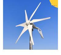 Generatore a turbina eolica da 800 W, 1000 W, 12 V, 24 V, set completo, mulino a vento MPPT/regolatore di carica, piccolo generatore elettrico (1000 W 6 pale, solo turbina eolica, 12 V)