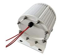 Generatore alternatore elettrico da 30 kW, motore a basso numero di giri, magnete permanente, turbina in terre rare, 96 V, 110 V, 120 V, 220 V, 380 V con base(TAPER SHAFT_120V_20KW)