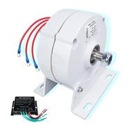Generatore CA a Magnete Permanente Senza Ingranaggi trifase da 12000 W - Generatore Eolico a Basso Numero di Giri con Base e Controller, Soluzione energetica efficiente a 12 V