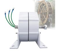 Generatore CA a magneti permanenti trifase Senza Ingranaggi da 8000 W-12000 W per Turbine eoliche, idrauliche e Motori Diesel - Alternatore ad Alta efficienza e Bassa velocità, Uscita 120 V