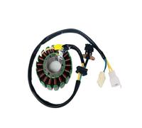 Generatore con bobina statore magnete compatibile con motore for moto GN125 125CC GS125 125CC, unità rotore interno a 18 poli e 5 fili