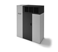 Generatore d'aria calda a pellet EVA CALOR DUNA 20,5kW in acciaio con doppia por