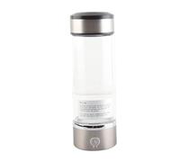 Generatore di Acqua di Idrogeno Tazza di Acqua Ionica Ricaricabile Tramite USB da 420 Ml, Alta Concentrazione di Idrogeno, Elettrolisi di 3 Minuti, Equivalente a 1,5 Litri di