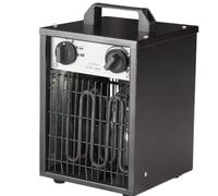 Generatore di aria calda elettrico 3,3 kW portatile per riscaldamento ambiente larghezza 38 cm altezza 44 cm