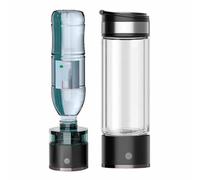Generatore di Bottiglie d'Acqua di idrogeno, 480ml Fino a 5500PPB, Tecnologia a Doppia Camera Performance SPE+PEM, Dotato di Dispositivo di inalazione di idrogeno