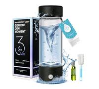 Generatore di bottiglie d'acqua per idrogeno 2026 【Top del settore - Blocco idrogeno 24 ore】【Doppio contenuto di idrogeno NO.1】 | 0 cloro e 0 ozono | Guarnizione 100% a prova di perdite, borraccia