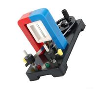 Generatore di CC a manovella di insegnamento della fisica con indicatori LED rossi e verdi per dimostrare la legge di Faraday e i principi elettromagnetici nelle aule di scienza