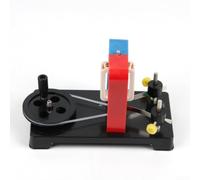 Generatore di CC della manovella dell'aula di scienza con gli indicatori doppi del LED per dimostrare la legge e la conversione di Faraday da energia meccanica ad energia elettrica