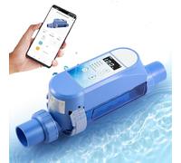 Generatore di cloro di sale - Controllo app, sistema di clorazione della piscina autopulente con Wi-Fi integrato e pannello digitale intelligente, 4g/h