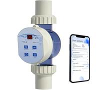 Generatore di Cloro salino, generatore di Cloro salino for Piscine interrate, cloratore elettrolitico for Acqua salata da 2,5-10 g/h con Pannello Digitale Intelligente, Wi-Fi Integrato e(2.5g/h)