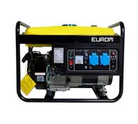 Generatore di corrente, 2000 W, carico massimo 2200 W, motore a 4 tempi, 7 CV, silenzioso, a benzina, inverter di corrente di emergenza, 2 prese Schuko