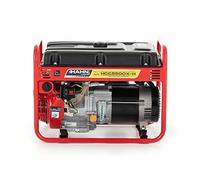 Generatore di corrente a benzina 5 kW - Generatore silenzioso con regolazione automatica della tensione (AVR) - Serbatoio da 18 l - Fino a 9,2 ore (con carico del 50%) Durata per uso commerciale e