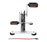 Generatore di corrente a pedale 100 W Power Bank portatile Uscita USB DC 135 V Lavoro silenzioso Design elegante Leggero per attività all'aperto Alimentazione di emergenza Acciaio