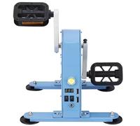 Generatore di corrente a pedale da 100 W con doppia interfaccia USB e illuminazione a LED, generatore a manovella DC 1-35 V per uso domestico esterno