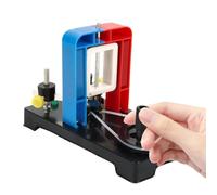 Generatore di corrente continua, modello elettrico portatile, generatore elettrico, per esperimenti scientifici, laboratori, cortili, casa, scuola, scuola, istruzione, hobby, attività all'aperto