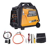Generatore di corrente Dual Fuel Inverter 3.2kW Benzina GPL Cable Starter Estart