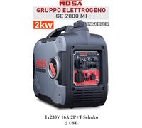 GENERATORE DI CORRENTE INVERTER PORTATILE MOSA GE 2000 MI 2KW SILENZIATO