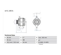 BOSCH 0 986 042 740 Alternatore