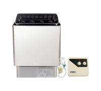 Generatore di e for stufa for sauna da 9KW for doccia Riscaldatore for sauna in acciaio inossidabile Forno for sauna secca Forno for riscaldamento domestico ,Caratteristiche di sicurezza(9kw,Knob remo