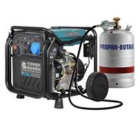 Generatore di Emergenza KS8100iEG Invertitore LPG Corrente 8KW Gas + Benzina