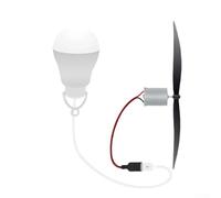 Generatore di energia dell'elica eolica, turbine eoliche durature con la luce del Usb per esperienze di apprendimento interattive