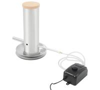 Generatore di Fumo Freddo Elettrico, Affumicatore Inox con Pompa di Aria Flusso Regolabile, Accessorio Barbecue per Carne Formaggio, Compatibile con Grill Carbone Gas Terrazza Giardino